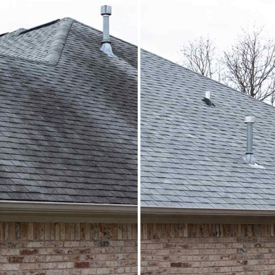 asphalt roof cleaning